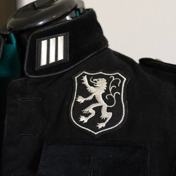 Shrine Gothic Military Vampire Vest M - Picture 8 of 9